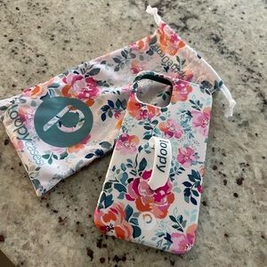 Floral Loopy Phone Case for iPhone 12/12 pro (6.1 in screen)